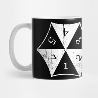 An Umbrella with Numbers Mug